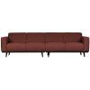 378657 C 01 VS BP Statement 4 zits bank 280cm boucle chestnut PS EA