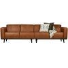 378657 09 04 VS BP Statement 4 zits bank 280cm eco leer cognac