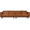 378657 09 01 VS BP Statement 4 zits bank 280cm eco leer cognac EA