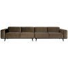 378656 12 01 VS BP Statement xl 4 zits bank 360 cm velvet taupe EA