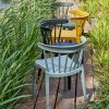 378634 A 378634 J 378634 Z 378634 O 02 SF FA Bliss tuinstoel met spijlen kunststof VIERKANT