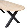 376030 A 03 VS FA Tablo tafel ovaal 220x90 cm eiken Alkmaar poot