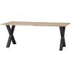 376017 A 02 VS FA Combi Tablo eiken 220x90cm en alkmaar poot SA
