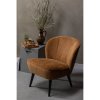 375690 TC 02 SF FA Sara fauteuil structure velvet cognac Bijzettafel