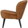 375690 TC 03 VS FA Sara fauteuil structure velvet cognac