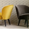 375690 156 375690 132 01 SF FA Sara fauteuil fluweel oker warm groen VIERKANT