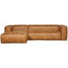 375689 C 01 VS FA Bean hoekbank cognac links EA