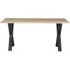 375281 A 160 375281 A 180 01 VS FA Tablo Tafel Boomstam eiken 160x90 PS