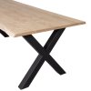 375281 A 160 375281 A 180 03 VS FA Tablo Tafel Boomstam eiken 160x90 PS