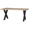375281 A 160 375281 A 180 02 VS FA Tablo Tafel Boomstam eiken 160x90 PS SA