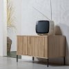 373472 B 01 SF WE New gravure tv meubel 100cm blanke lak VIERKANT