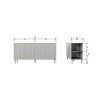 MADU SIDEBOARD PINE CLOUD GREY