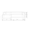 373388 Z 373388 T 373388 M 373388 G 373388 D 50 BT Bean corner sofa left
