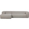373388 G 03 VS WE Bean hoekbank links incl kussens lichtgrijs gemeleerd