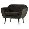 340454 G 02 VS Rocco fauteuil velvet warmgroen FA