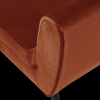 340454 126 04 VS Rocco fauteuil velvet roestbruin C1