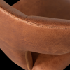 801420 B 02 VS BPH Permit eetkamerstoel leerlook cognac detail