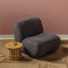 377898 CA 377789 H 01 SF Nomu chenille antraciet Plu honinggeel vierkant
