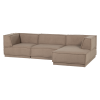 377861 TT 02 VS WP Manu chaise longue bank rechts teddy taupe FA