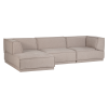 377860 CN 03 VS WP Manu chaise longue bank links grove chenille naturel F2