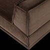 377860 VB 05 VS WP Manu chaise longue bank links velvet bruin C1