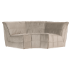 400559 WT 01 VS VT Cluster hoekelement velvet warm taupe F1