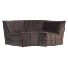 400559 CB 01 VS VT Cluster hoekelement velvet chocolade bruin F1