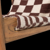 377837 B 02 VS WP Zano fauteuil hout bruin met kelim zitting naturel C2