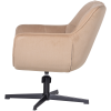 374196 Z 03 VS ES Wibo draaifauteuil mat velvet zand fsc L1