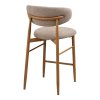 Levanto Counter Chair - stolička za pultom, piesková, drevené nohy, dub HN1302