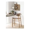Levanto Counter Chair - stolička za pultom, piesková, drevené nohy, dub HN1302