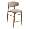 Levanto Counter Chair - stolička za pultom, piesková, drevené nohy, dub HN1302