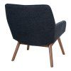 London Lounge Chair - kreslo do obývačky, tmavomodré, nohy z vlašského orecha HN1277