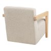 Kreslo Caracas Lounge Chair - Kreslo s podrúčkami, dub, béžová HN1321