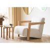 Kreslo Caracas Lounge Chair - Kreslo s podrúčkami, dub, béžová HN1321