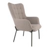 Glasgow Chair - Stolička, kameň, čierne nohy HN1231