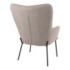 Glasgow Chair - Stolička, kameň, čierne nohy HN1231
