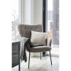 Glasgow Chair - Stolička, kameň, čierne nohy HN1231
