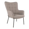 Glasgow Chair - Stolička, kameň, čierne nohy HN1231