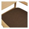 Kreslo Olvera Lounge Chair - Kreslo do obývačky, dub, prírodná/hnedá HN1084
