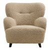 Lunaro Lounge Chair - kreslo do obývačky, svetlohnedá HN1265