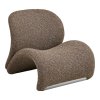 Kreslo Sofia Lounge Chair - Kreslo do obývačky, hnedé HN1296
