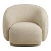 Kreslo Hawkes Lounge Chair - kreslo s funkciou otáčania, piesková farba, HN1287