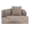 Kingston Lounge Sofa - Lounge Sofa s 2 vankúšmi, pravá strana, hnedá HN1299