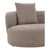 Kingston Lounge Sofa - Lounge Sofa s 2 vankúšmi, pravá strana, hnedá HN1299