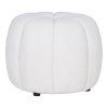 Paisley puf - puf, sivobiely ø48x38 cm, HN1259