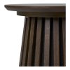 Osaka Side Table - Príručný stolík, dubová dyha, údený ø40x50 cm