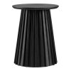 Osaka Side Table - Bočný stolík, dubová dyha, čierna ø40x50 cm