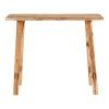 Konzolový stolík Girona - Konzolový stolík, teak, prírodný 90x30x80 cm