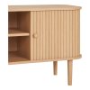 TV stolík Nikko - TV stolík, 2 dvierka, prírodný 113x40x52 cm